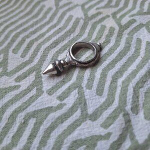 Silver ethnic ring